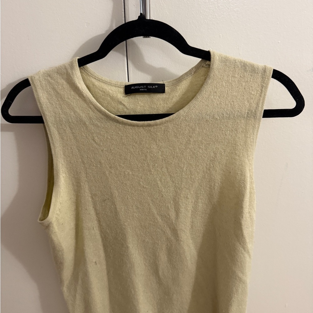 August Silk Women's Light green Tank Top